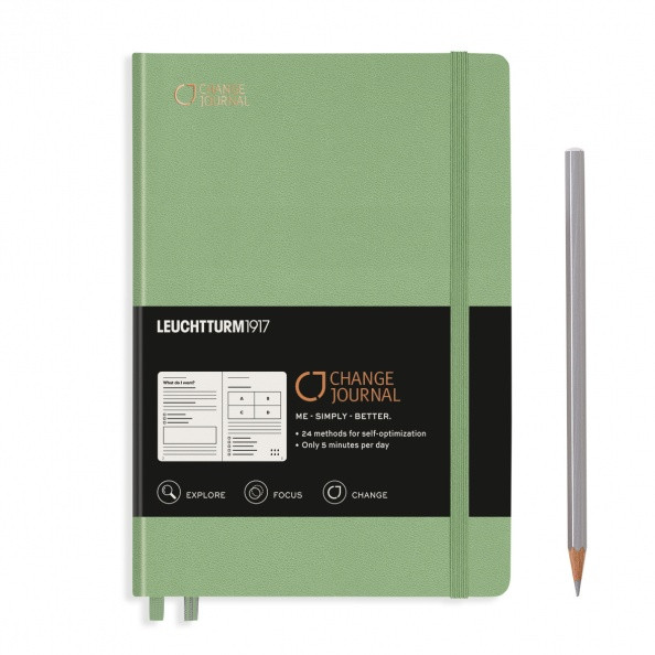 Promotional Leuchtturm Hardcover Medium Change A5 Journal - Image 1