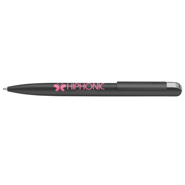 Promotional Folk Softfeel Ballpen with Sleeve