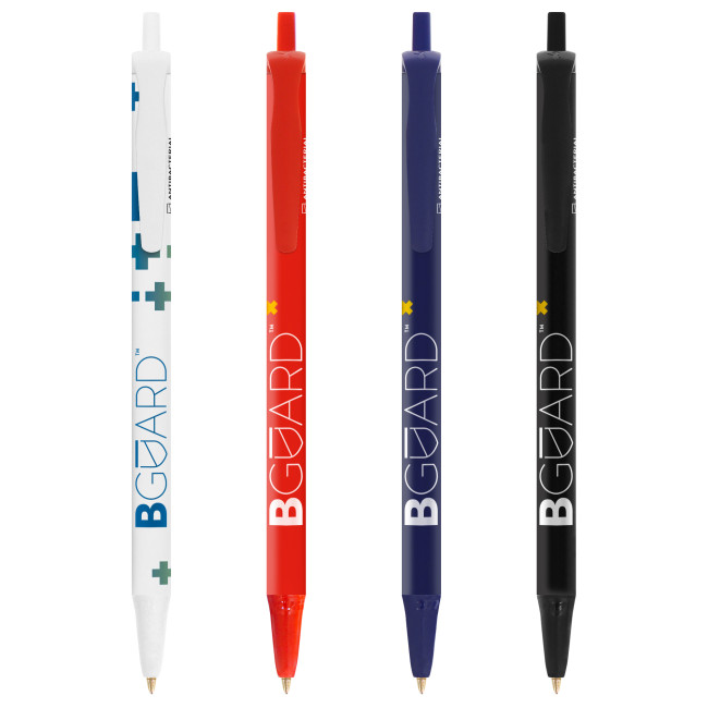 Promotional BIC Clic Stic BGUARD Ballpen Screen Printing - Image 1