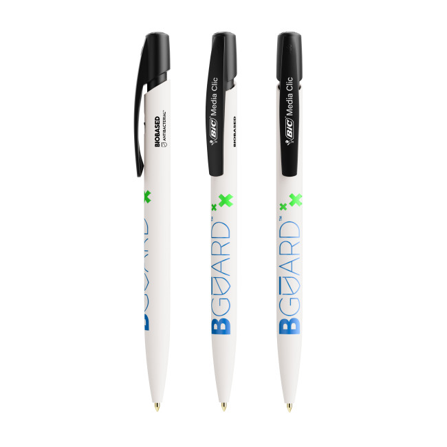 Promotional BIC Media Clic BIO Based BGUARD Antibacterial Ballpen - Image 3