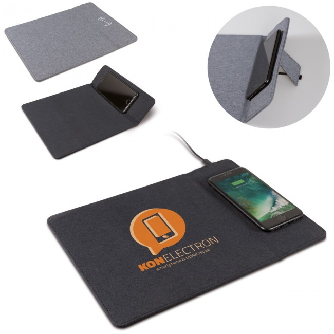 Promotional Fabric wireless mousepad 5W - Image 2