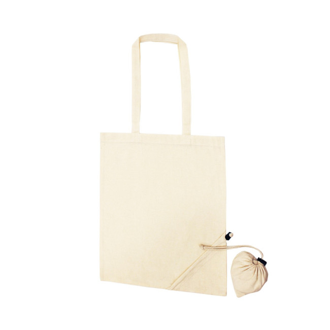 Promotional Tumbusi Natural Foldable Cotton Bag