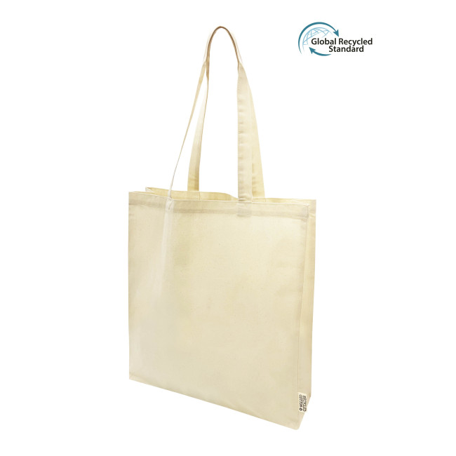 Promotional Popo Natural Recycled Printed Cotton Bag