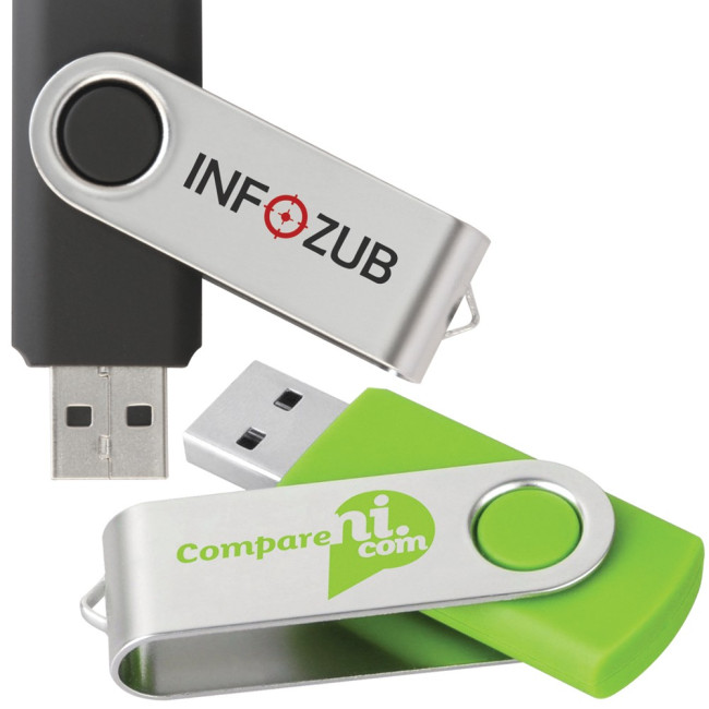 Promotional USB Drive Swivel 1GB