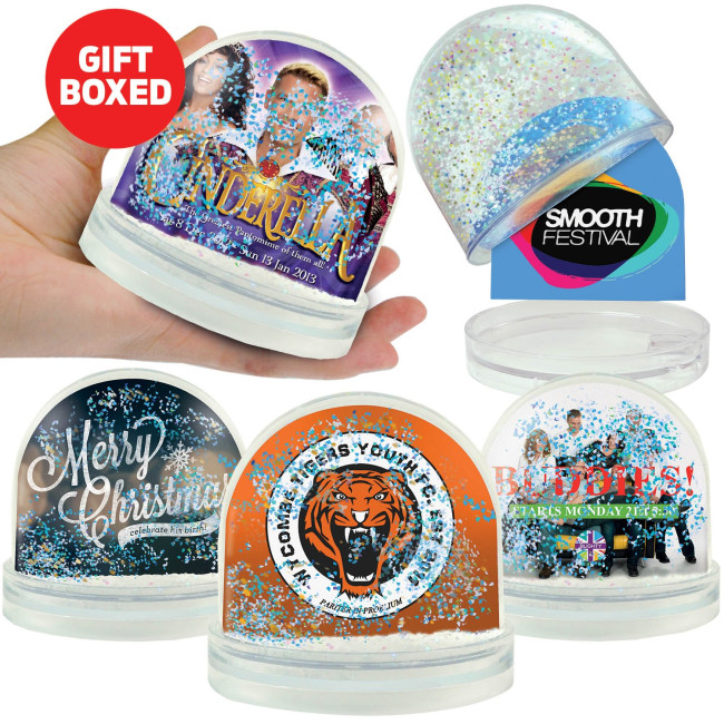 Promotional Glitter Snow Dome