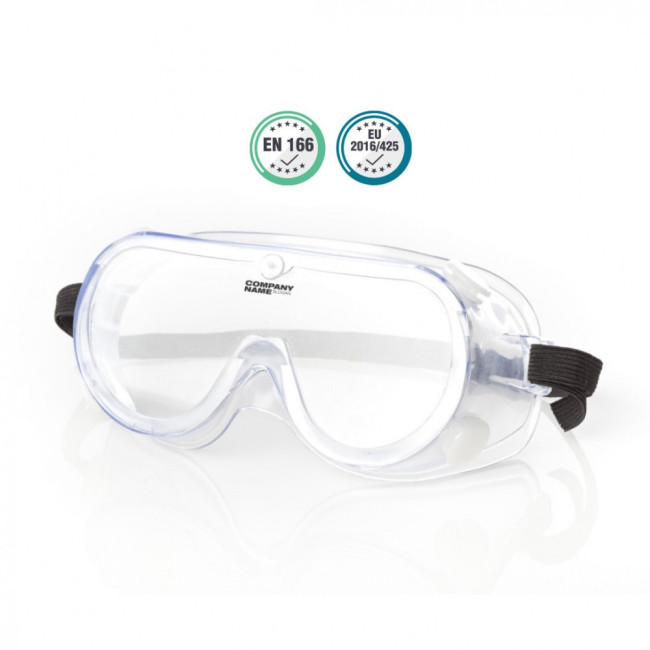 Promotional Anti-fog Clear Safety Goggles With Strap