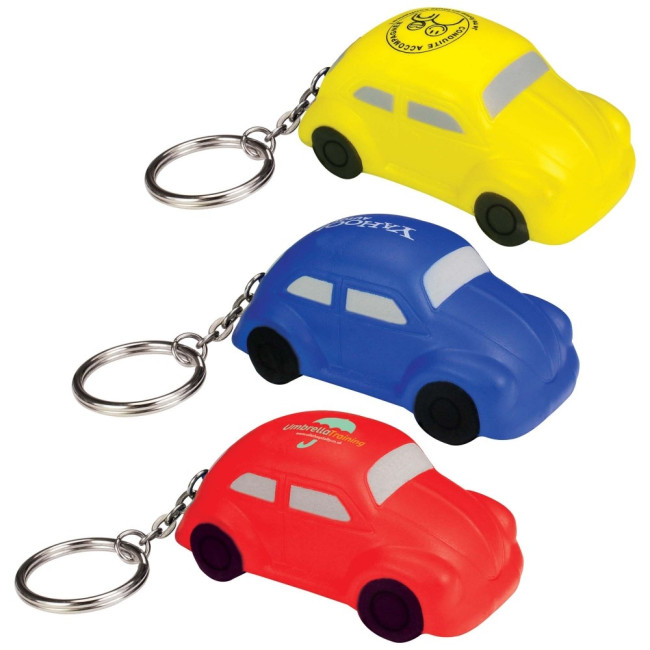 Promotional Stress Beetle Keyring