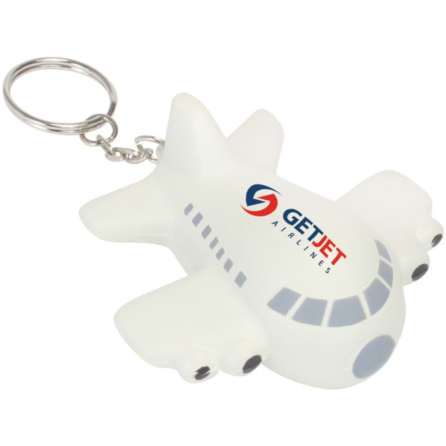 Promotional Stress Aeroplane Keyring