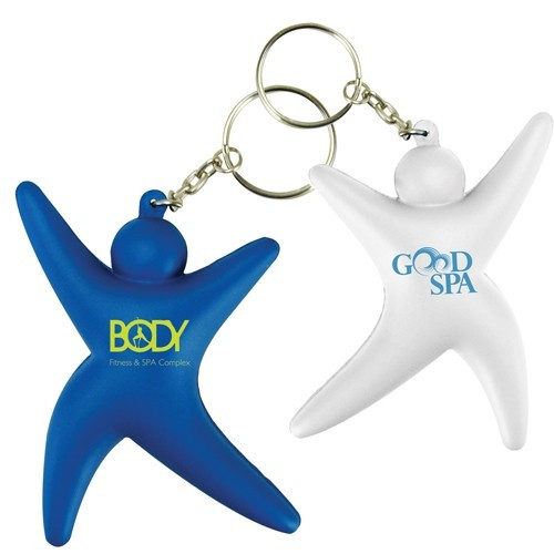 Promotional Stress Gymnast Keyring