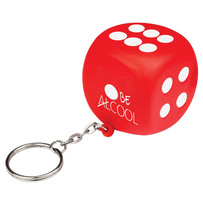 Promotional Stress Dice Keyring