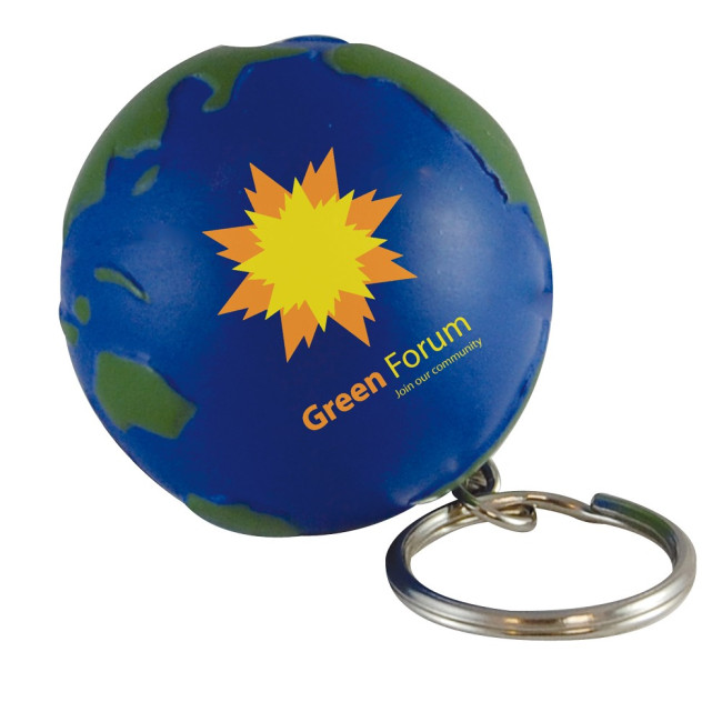 Promotional Stress Globe Keyring