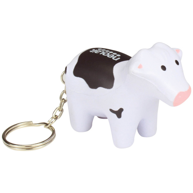 Promotional Stress Cow Keyring