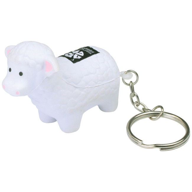 Promotional Stress Sheep Keyring