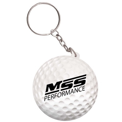 Promotional Stress Golf Ball Keyring