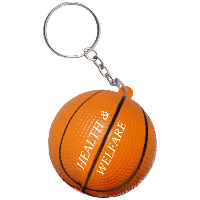 Promotional Stress Basketball Keyring