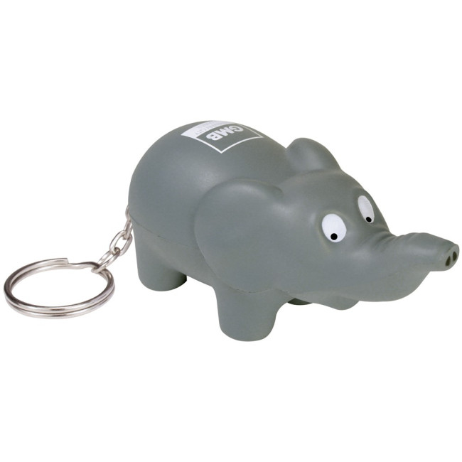 Promotional Stress Elephant Keyring