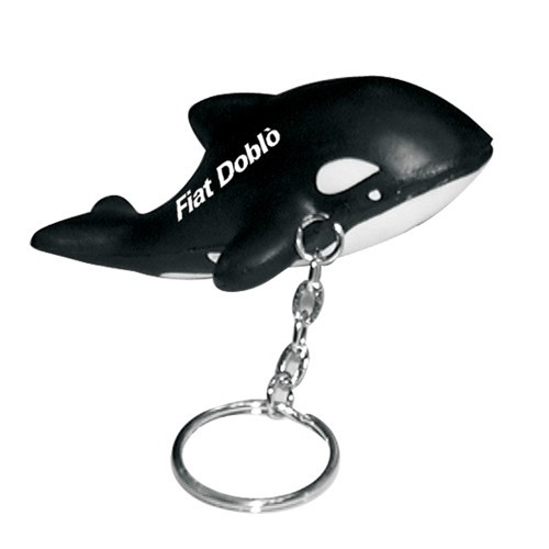 Promotional Stress Killer Whale Keyring