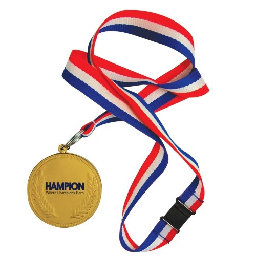 Promotional Stress Gold Medal