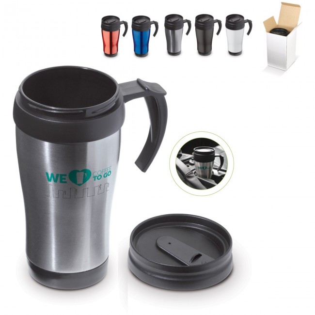 Promotional Thermo mug metal 350ml - Image 2