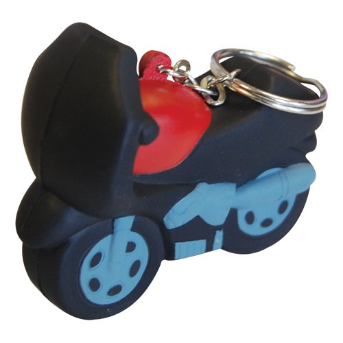 Promotional Stress Motor Bike Keyring