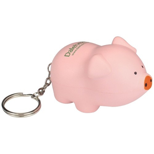 Promotional Stress Pig Keyring