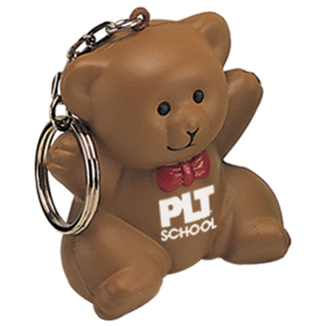 Promotional Stress Teddy Bear Keyring