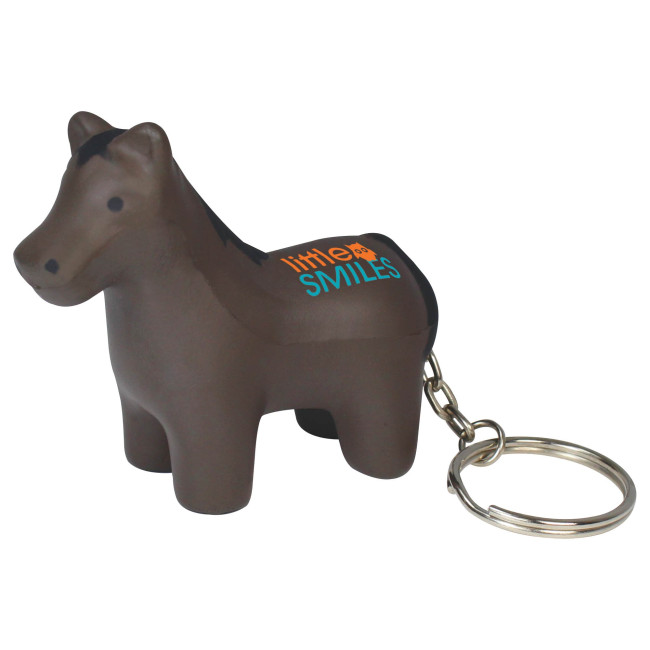 Promotional Stress Horse Keyring