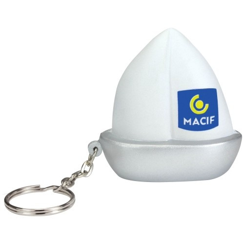 Promotional Stress Sailing Boat Keyring