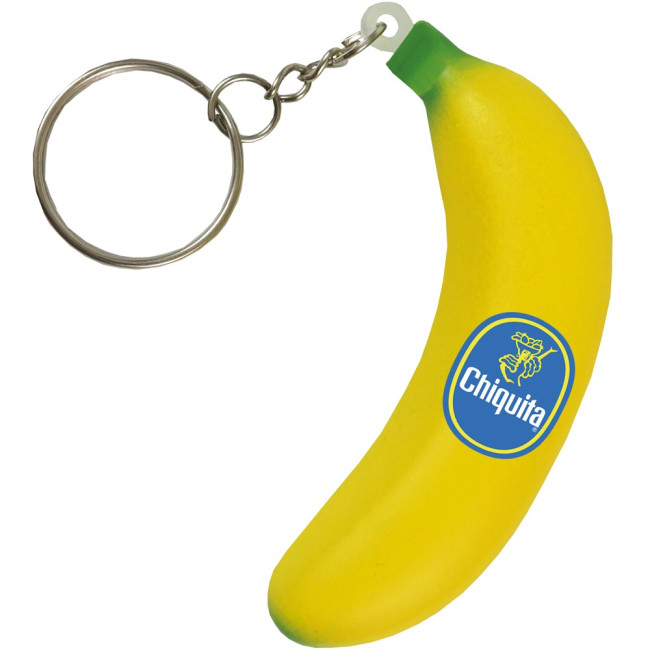 Promotional Stress Banana Keyring