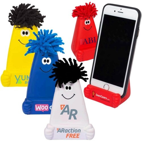 Promotional Stress Moptopper Phone Stand