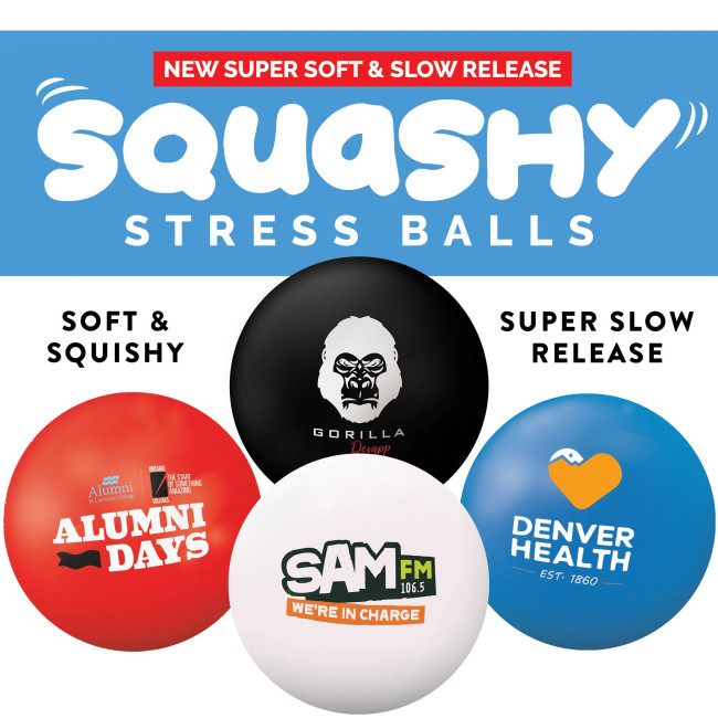 Promotional Premium Squashy Stress Balls 70mm