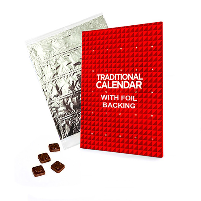 Promotional Traditional Advent Calendar With Foil Backing