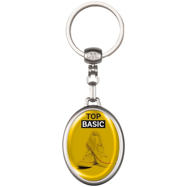 Promotional Keyring metal, oval - Image 2