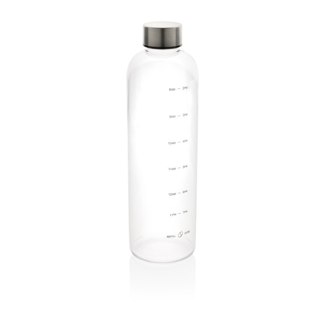 Promotional GRS RPET Motivational Water Bottle