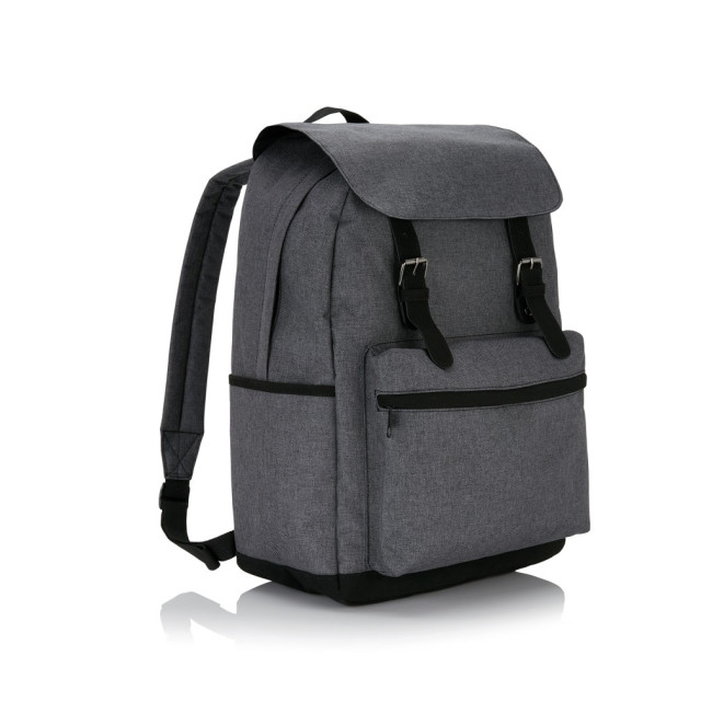 Promotional Laptop Backpack With Magnetic Buckle Straps