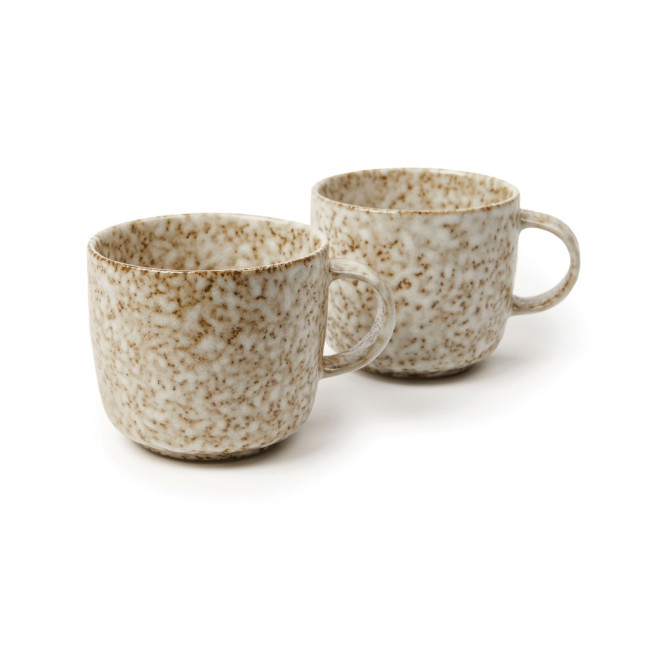 Promotional Nuvem Stoneware Mug 2 pcs Set