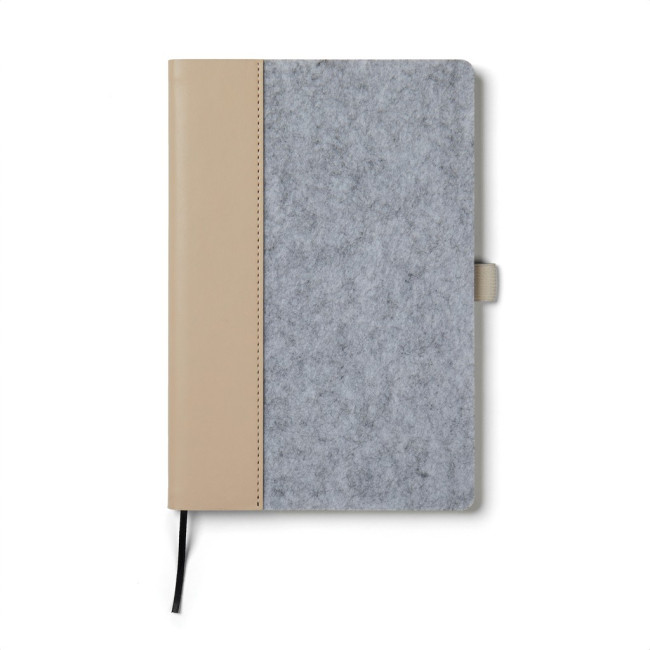 Promotional Albon GRS Recycled Felt Notebook - Image 1