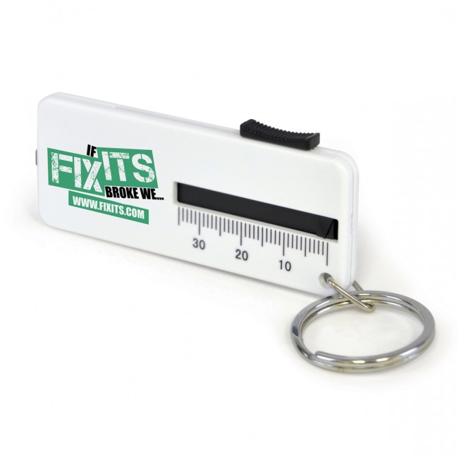 Promotional Venus Tyre Gauge Keyring