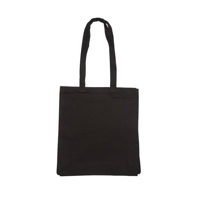 Promotional 7oz Black Cotton Tote Bag