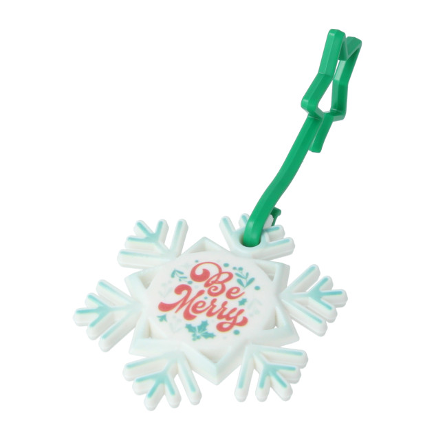 Promotional Christmas Eco-ration Snowflake Tree Decoration