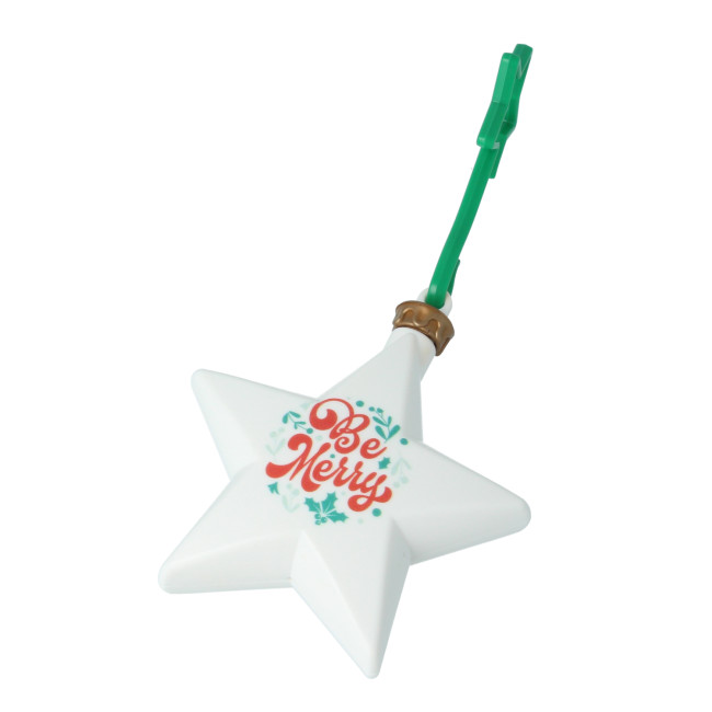 Promotional Christmas Eco-ration Plus Star Tree Decoration