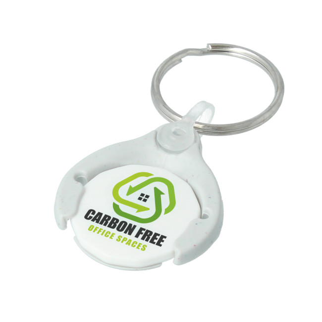 Promotional Pop Coin Lite Trolley Keyring