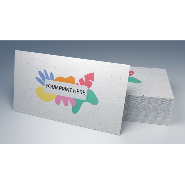 Promotional Seed Paper Business Card - Single Sided Print - Image 2