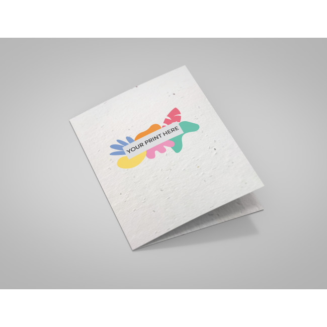 Promotional Seed Paper A6 Greetings Card