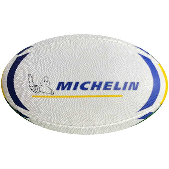 Promotional Mini Rubber Rugby Ball 8" - Image 2