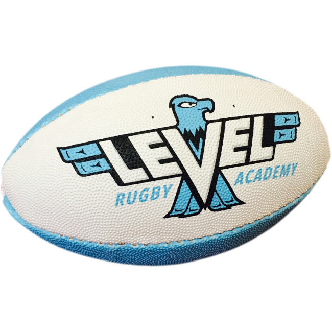 Promotional Mini Rubber Rugby Ball 8" - Image 3