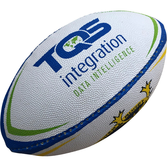 Promotional Mini Rubber Rugby Ball 8" - Image 4