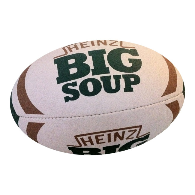 Promotional Size 5 Rubber Rugby Ball - Image 1