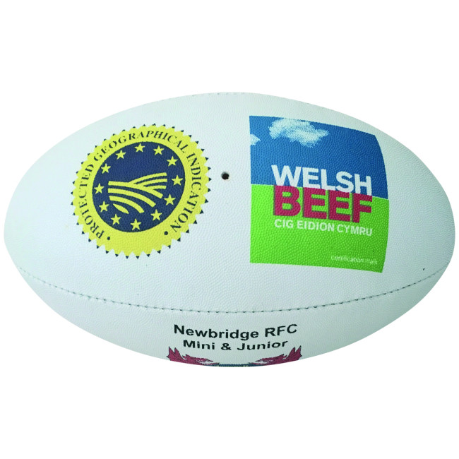 Promotional Size 5 Rubber Rugby Ball - Image 3