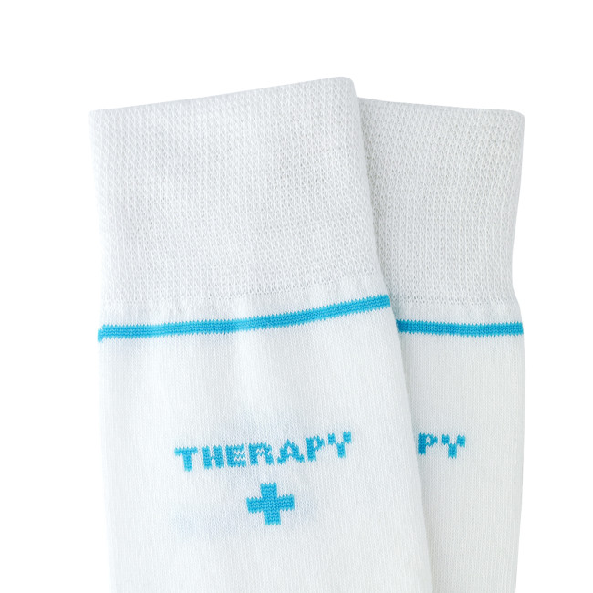 Promotional Premium Classic Crew Pressure Free Socks In Organic cotton. - Image 1